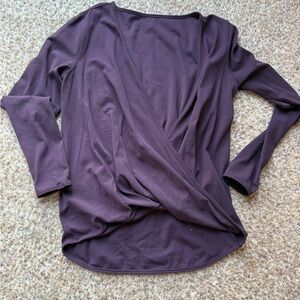 Lululemon Full Freedom Long Sleeve *Nulu Size 4 Black Cherry